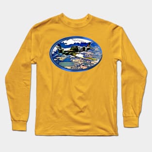 Supermarine Spitfire Fighter Aircraft Long Sleeve T-Shirt